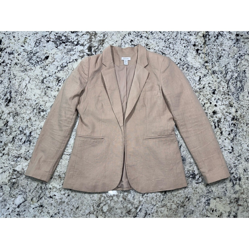 Kenar Blazer Jacket Size Medium Rust Brown Fully Lined Career Business Casual